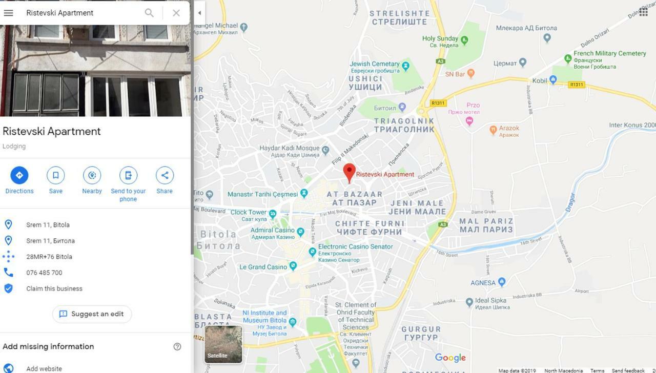 Ristevski Apartment Bitola Esterno foto